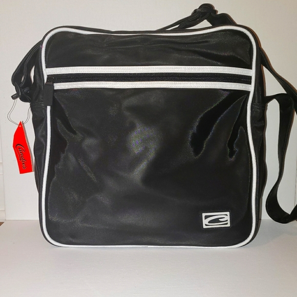 Candie's Handbags - Candies Black Vinyl Crossbody bag NWT